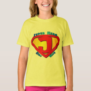 Super Hope Hero Filles T-Shirt Jaune