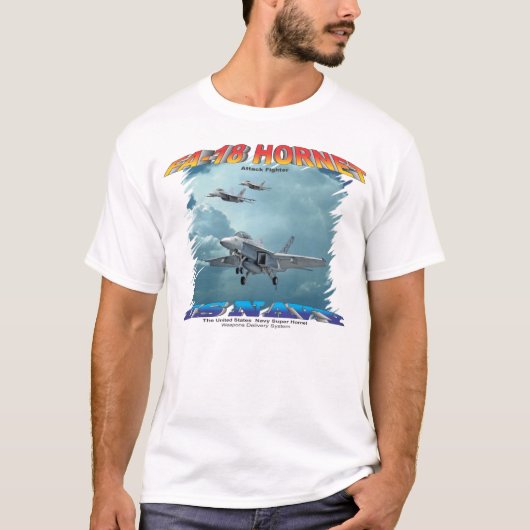 Super Hornet-landing T-shirt (Voorkant)