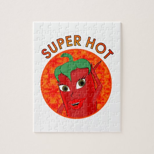 Super Hot Pepper Diva Legpuzzel (Verticaal)