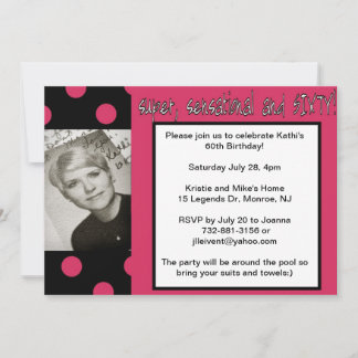 super invitation du 60e anniversaire