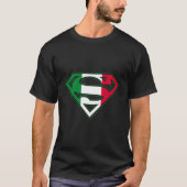 Super Italiaans schild T-shirt (Voorkant)