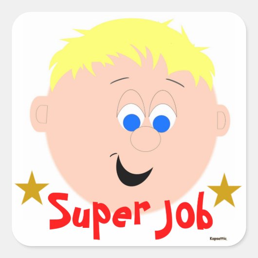 Super Job Sticker (Voorkant)