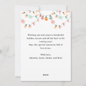 Super Joyeuses Fêtes les années 70 carte de Noël (Dos)