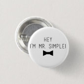 Super Junior "Mr. Simple" Button (Voorkant /achterkant)