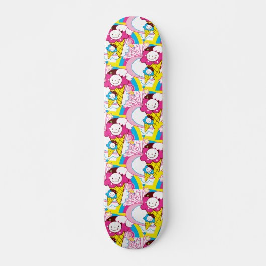 Super Kawaii Ice Cream Cute Patronen Skateboard (Voorkant)