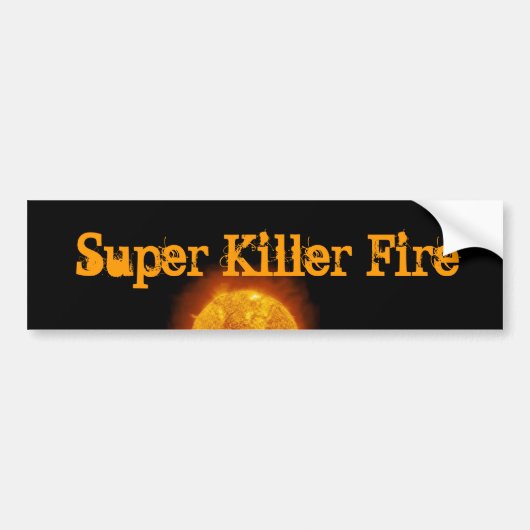 SUPER KILLER FIRE logo sticker (Voorkant)