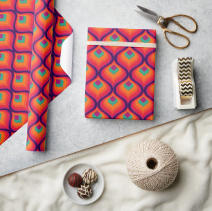 Super Kitsch Mod retro 60s 70s verpakkingspapier Cadeaupapier