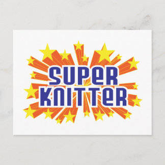 Super Knitter Briefkaart