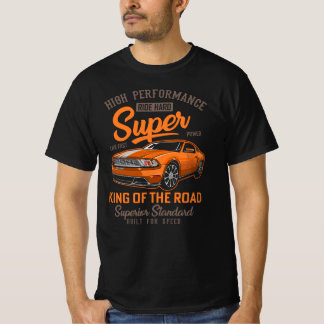 Super koning van de weg t-shirt