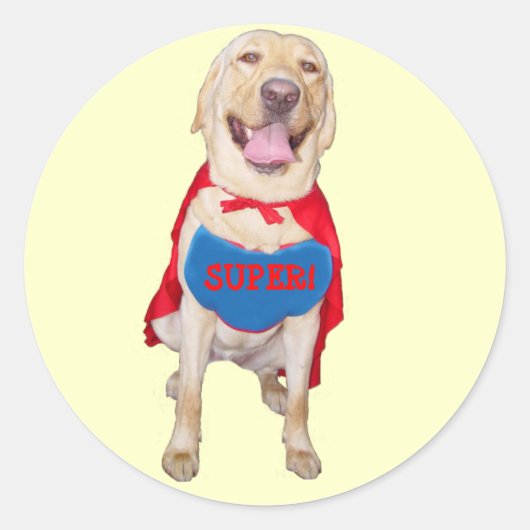 Super Lab Reward-Sticker Ronde Sticker (Voorkant)