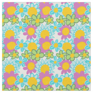 Super les années 70 tissu floral