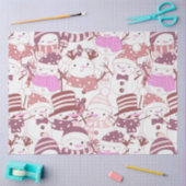 Super leuk en moderne sneeuwpoppen Kerstmis Tissuepapier (Craft)