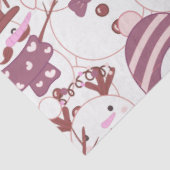 Super leuk en moderne sneeuwpoppen Kerstmis Tissuepapier (Detail)