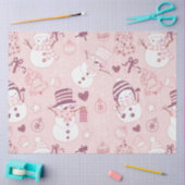 Super leuk en moderne sneeuwpoppen Kerstmis Tissuepapier (Craft)