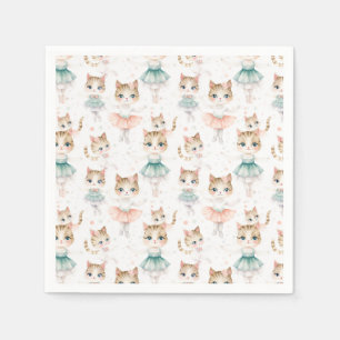 Super Leuke Ballerina Katten Servet
