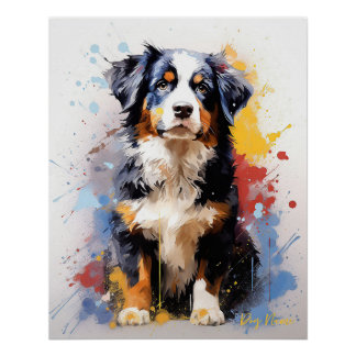 Super Leuke Berner Berghond Puppy 005 - Xeno L Perfect Poster