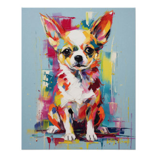 Super Leuke Chihuahua Hond Puppy 004 - Xeno Lucilf Perfect Poster