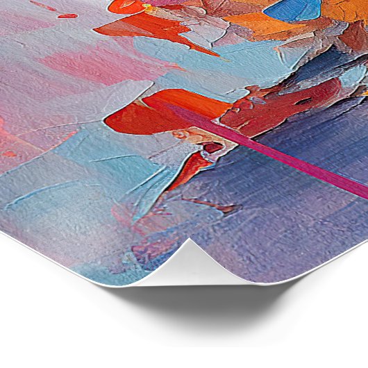 Super Leuke Goldendoodle Hond Puppy 002 - Xeno Luc Perfect Poster (Hoek)