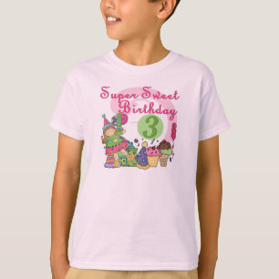 Super Lief 3e Verjaardag Tshirts en geschenken
