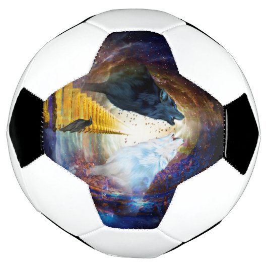 Super loup noir et blanc (Tourné)