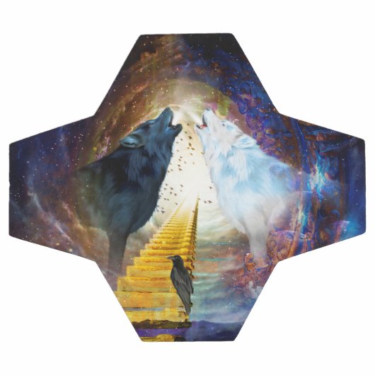 Super loup noir et blanc (Plat)