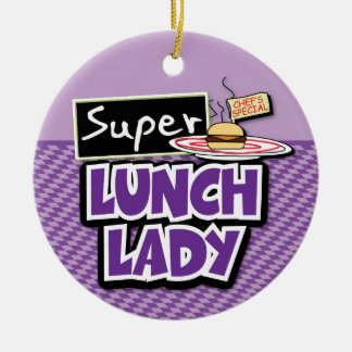 Super Lunch Lady Keramisch Ornament