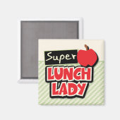 Super Lunch Lady Magnet Magneet (Voorkant / Achterkant)