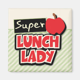 Super Lunch Lady Magnet Magneet