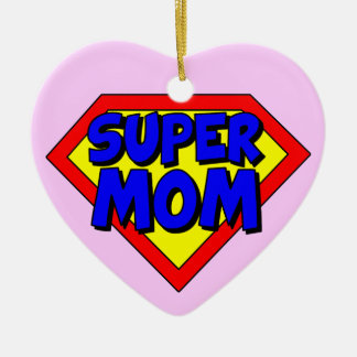 Super Ma Heart Shaped Ornament