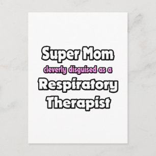 Super mam... Ademhalingstherapeut Briefkaart