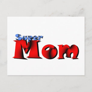 Super Mam Briefkaart