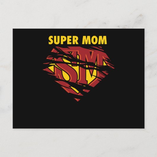 Super Mam Briefkaart (Voorkant)