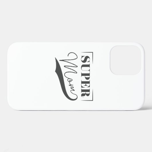 Super Mam Case-Mate iPhone Case (Achterkant (horizontaal))