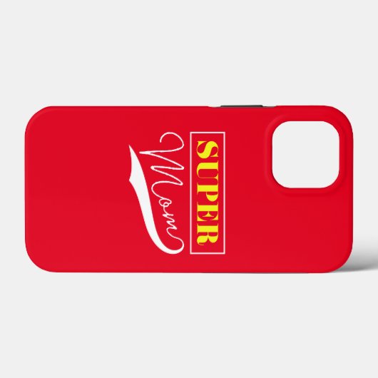 Super Mam Case-Mate iPhone Case (Achterkant (horizontaal))