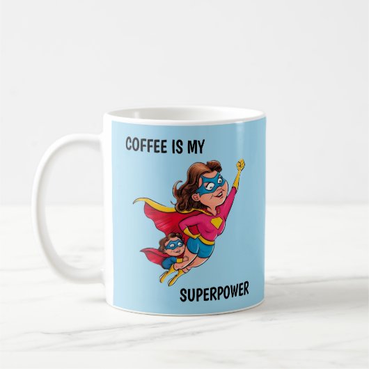 Super Mam Gepersonaliseerd Koffiemok (Links)