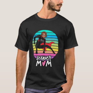 Super Mam Grappige Superheld Moederdag Mama T-shirt