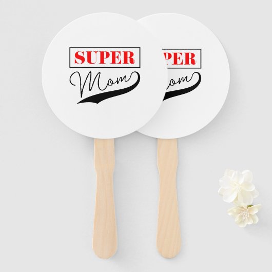 Super Mam Handwaaier (Voorkant en achterkant)