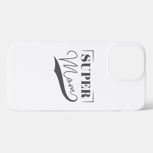 Super Mam iPhone Hoesje (Achterkant horizontaal)