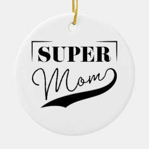 Super Mam Keramisch Ornament