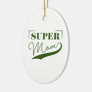 Super Mam Keramisch Ornament