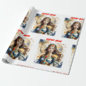 Super Mam Moederdag Cadeaupapier (Uitgerold)