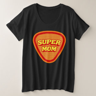 Super Mam Moederdag Grote Maat T-shirt