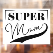 Super Mam Raamsticker (Vel 2)