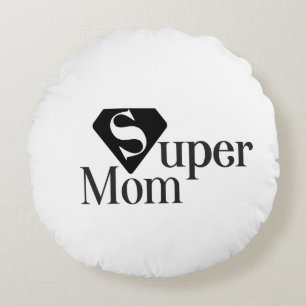 Super Mam Round Pillow Rond Kussen