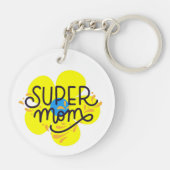 Super Mam Sleutelhanger (Achterkant)