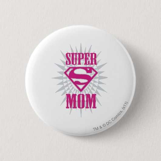 Super Mam Starburst Ronde Button 5,7 Cm (Voorkant)