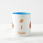 Super mam, vandaag altijd voor altijd nr. 1 mok (Midden)