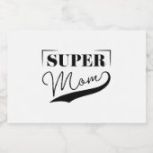 Super Mam Voedselcontainer Etiket (Enkel label)