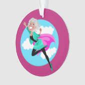 Super mam, zuster, vriend, tante, leraar ornament (voorkant)