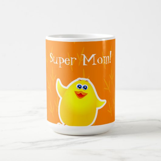 Super mama. Funny mug Koffiemok (Center)